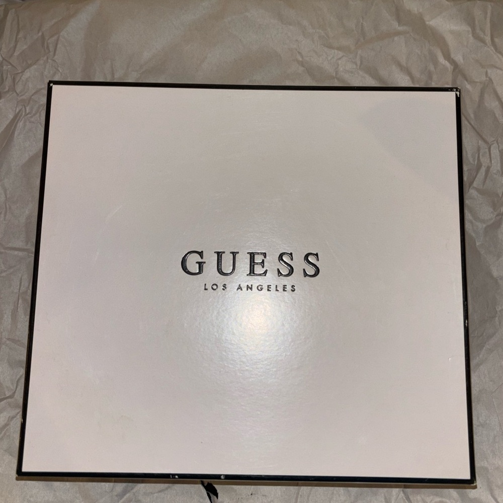 Guess Elegant Black Open-Toe Heels - Picture 9 of 9